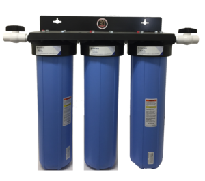Triple Big Blue whole-house filtration system